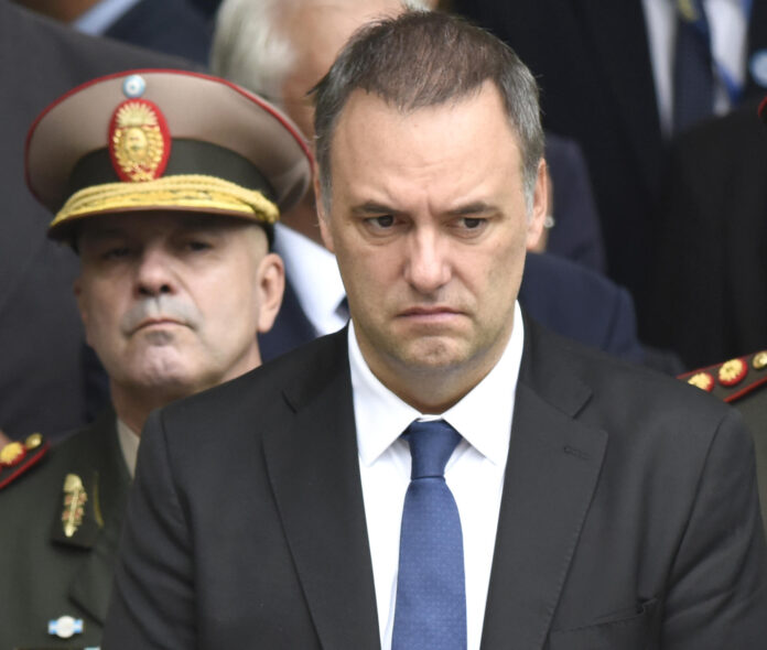 Fotografía del jefe de Gabinete de Ministros de la Nación Argentina, Manuel Adorni . EFE/Matías Martin Campaya
