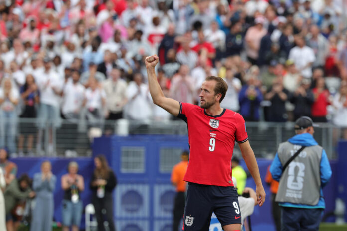 Harry Kane, de Inglaterra, reacciona al final de un partido del grupo L del Mundial de la FIFA 2026 entre Panamá e Inglaterra en el estadio MetLife de Nueva Jersey (Estados Unidos). EFE/Sebastiao Moreira

