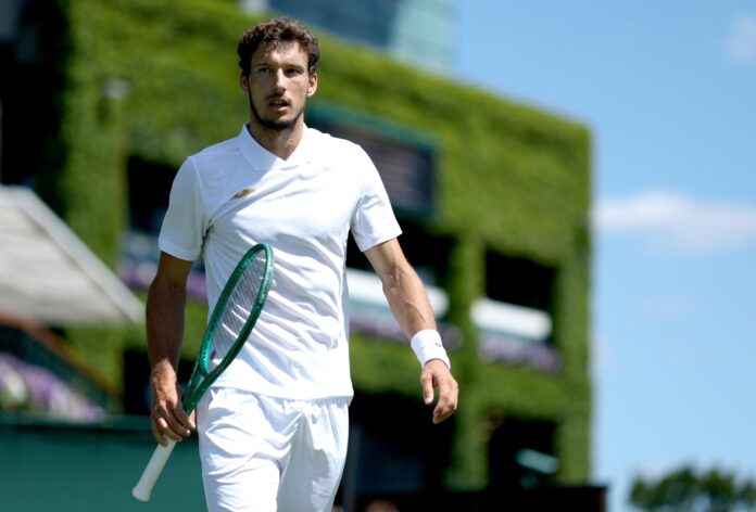 El tenista español Pablo Carreño durante su partido de primera ronda ante el canadiense Denis ShapovalovEFE/EPA/ADAM VAUGHAN
