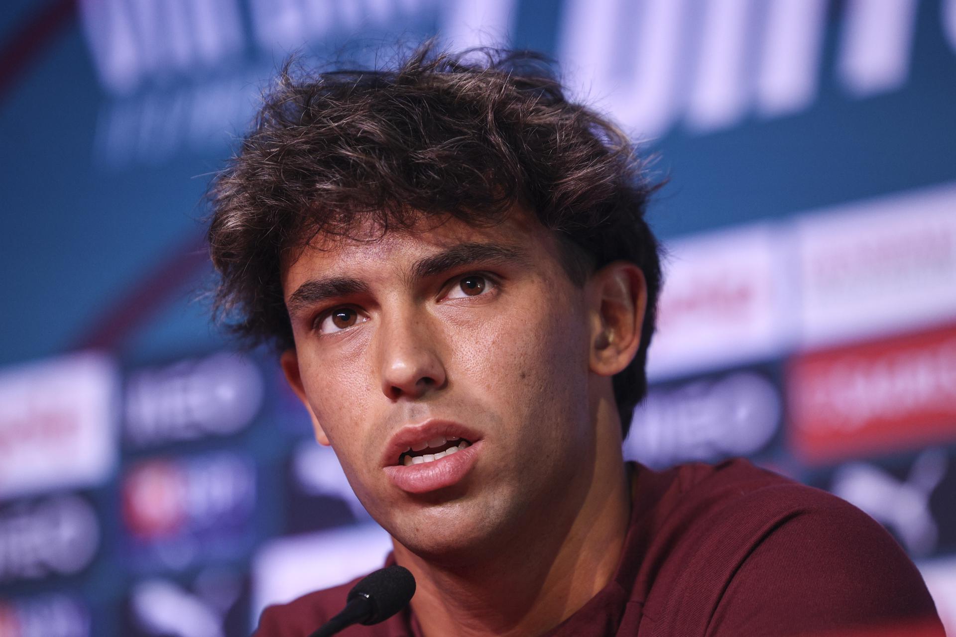 El portugués João Félix aseguró este lunes en Palm Beach (Florida) que Croacia será un rival duro en la fase de dieciseisavos de final del Mundial, pero consideró una ventaja medirse con un equipo que conocen y al que han  vencido en los últimos partidos. EFE/EPA/MIGUEL A. LOPES

