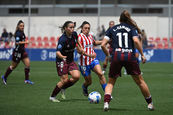 Priscila Chinchilla, en una foto de archivo durante un partido con el Atlético de Madrid. EFE/ Fernando Villar
