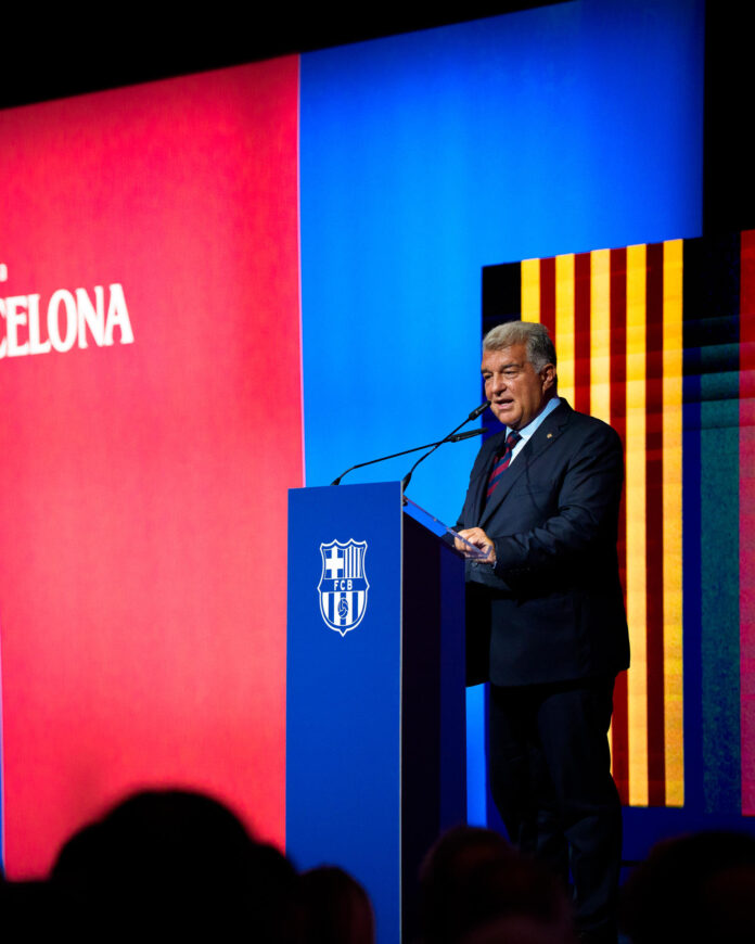 BARCELONA, 01/07/2026.- El presidente del FC Barcelona, Joan Laporta, ha asegurado este miércoles que es 