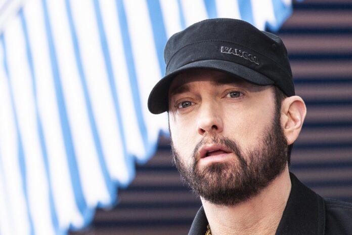 Fotografía de archivo del rapero estadounidense Eminem.
EFE/EPA/ETIENNE LAURENT

