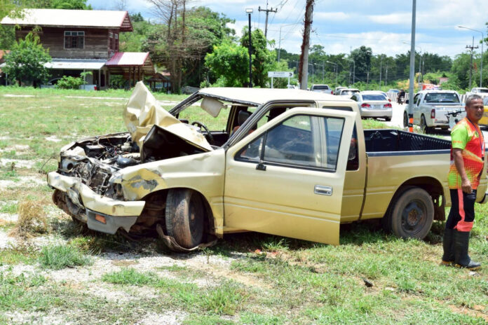BANGKOK, 02/07/2026.-- Ocho monjes budistas que participaban en un peregrinaje murieron este jueves en el noreste de Tailandia después de ser atropellados por una camioneta conducida por un menor de edad, según informaron las autoridades. EFE/ Departamento De Relaciones Públicas Provincial De Mukdahan SOLO USO EDITORIAL/SOLO DISPONIBLE PARA ILUSTRAR LA NOTICIA QUE ACOMPAÑA (CRÉDITO OBLIGATORIO)
