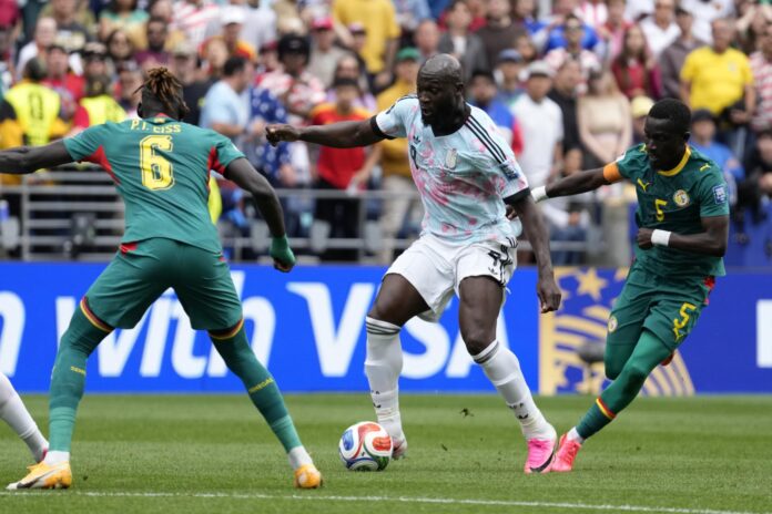 Lukaku, en el partido contra Senegal. EFE/EPA/STEPHEN BRASHEAR
