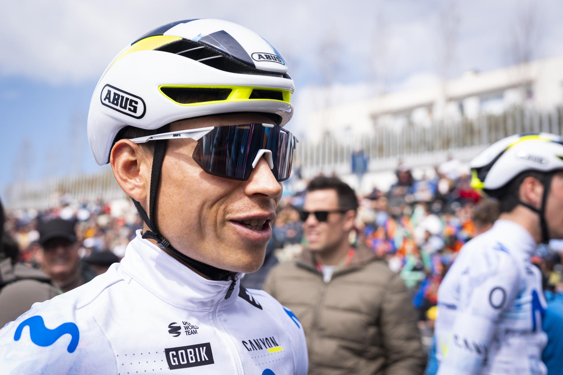 El colombiano Einer Rubio (Movistar Team) en una imagen de archivo. EFE/Siu Wu
