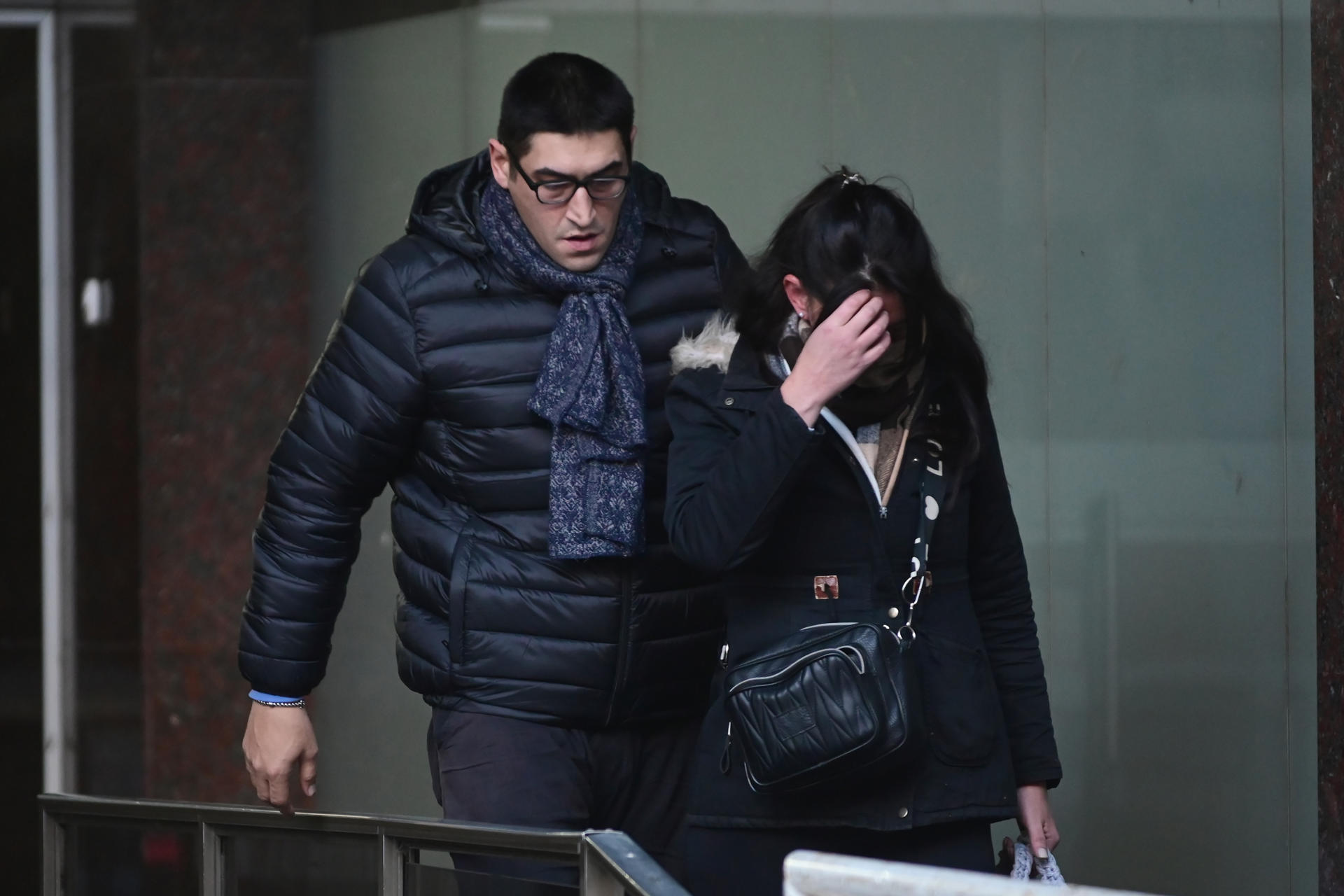 Jonathan Espósito sobrino de Diego Maradona sale tras una audiencia del juicio por la muerte de su tío en los Tribunales de San Isidro en Buenos Aires (Argentina). EFE/ Matías Martín Campaya
