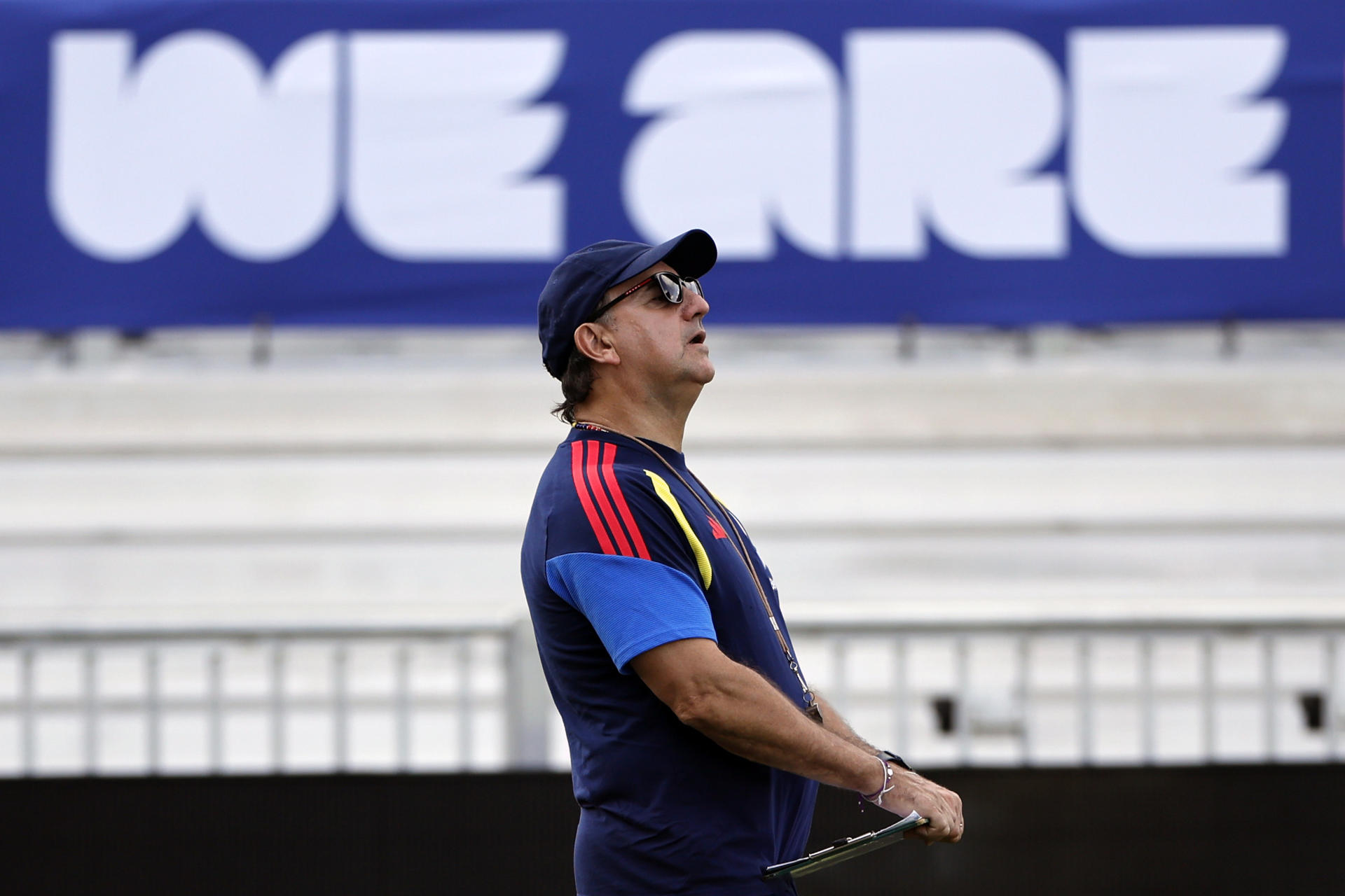El entrenador de la selección de Colombia, Néstor Lorenzo. EFE/Alberto Estévez
