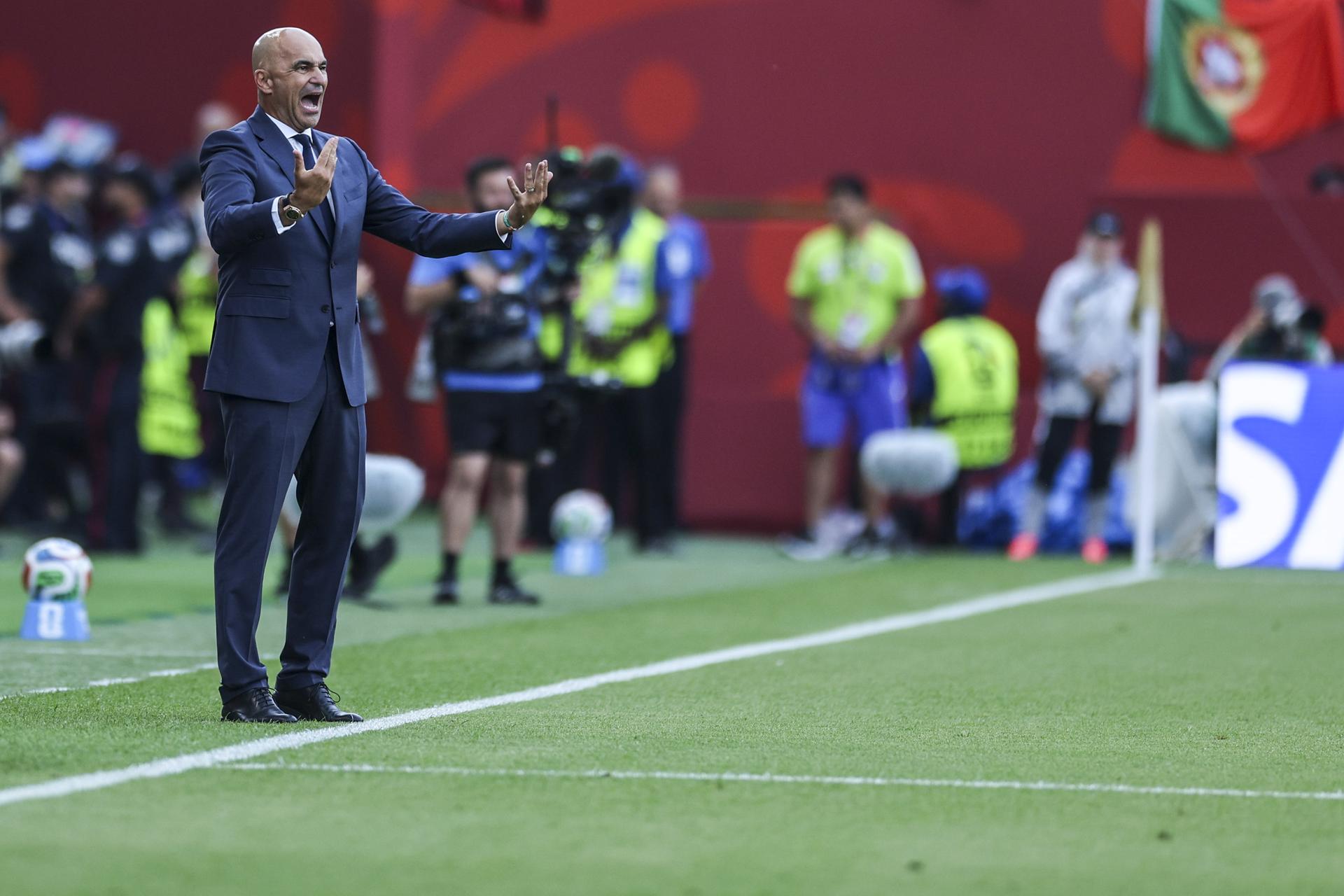 El seleccionador de Portugal, Roberto Martínez, durante el partido por los dieciseisavos de final del Mundial 2026 ante Croacia en Toronto (Canadá). EFE/MIGUEL A. LOPES
