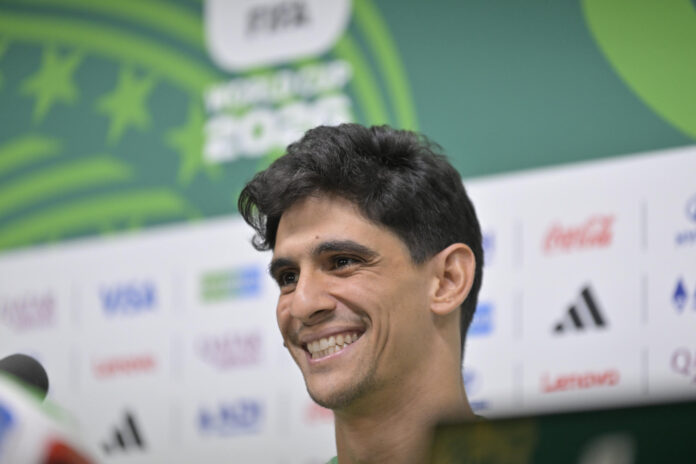 El arquero Yassine Bounou, una de las figuras de la selección de Marruecos. EFE/Miguel Sierra
