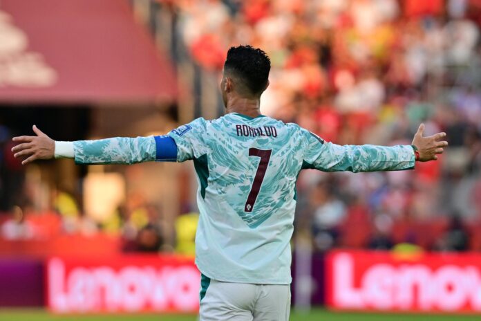 Cristiano Ronaldo, en el partido ante Croacia. EFE/EPA/EDUARDO LIMA
