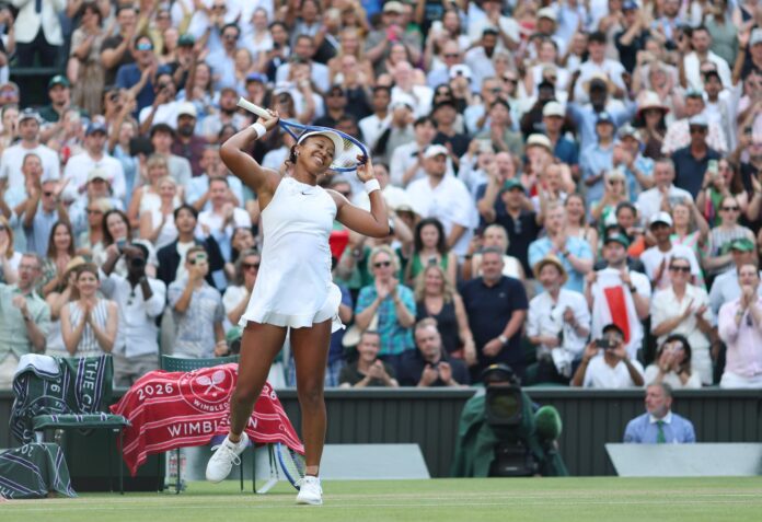 La japonesa Naomi Osaka en Wimbledon. EFE/EPA/ADAM VAUGHAN
