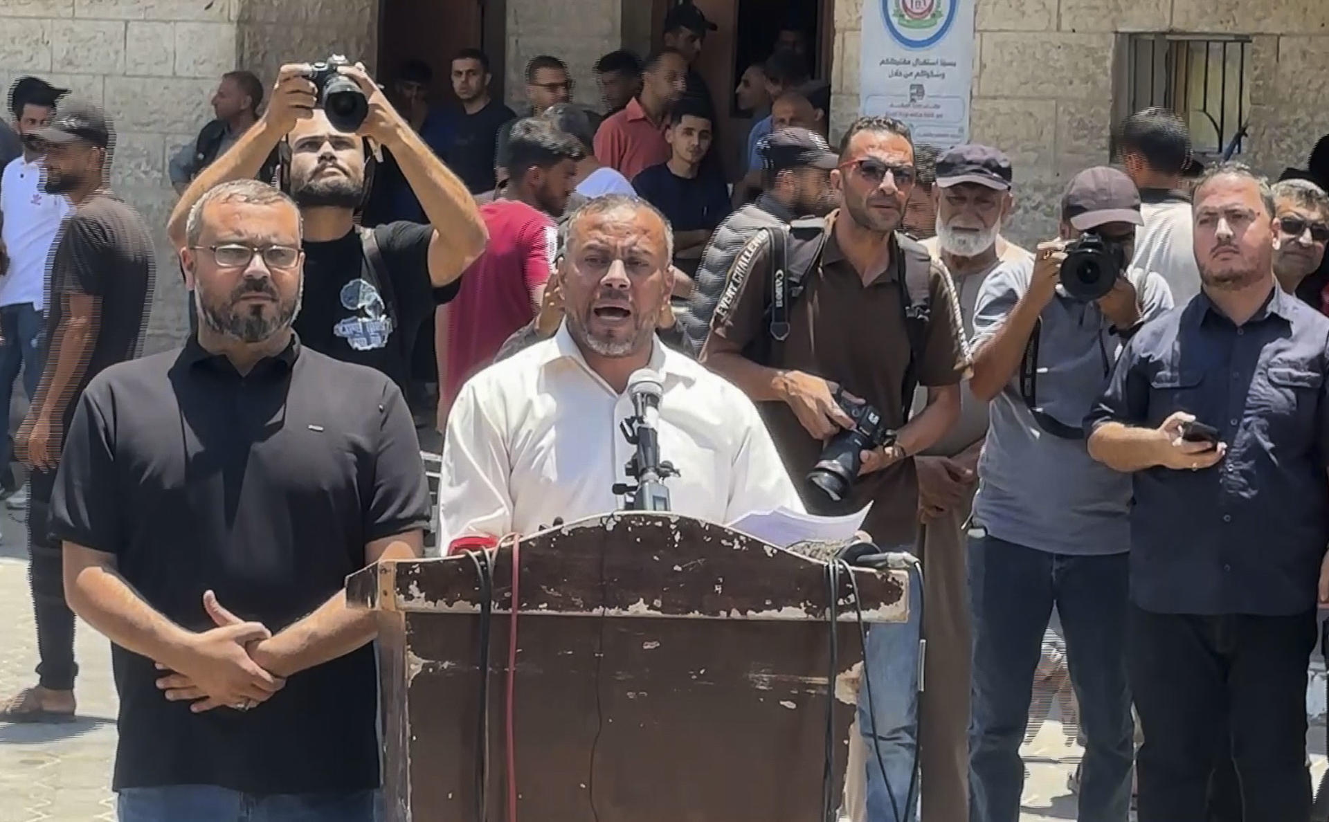 El Gobierno de Hamás en la Franja de Gaza anunció este lunes su disolución. EFE/STR
