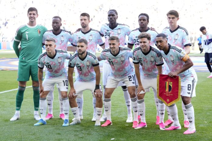 El once titular de Bélgica ante Estados Unidos. EFE/EPA/STEPHEN BRASHEAR
