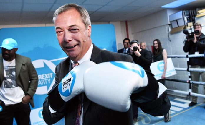FOTO ARCHIVO. Nigel Farage. EFE/EPA/ANDY RAIN
