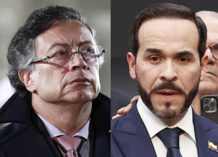 Combo de fotografías de archivo que muestra al presidente de Colombia, Gustavo Petro (i) y su sucesor, Abelardo de la Espriella. EFE/ARCHIVO
