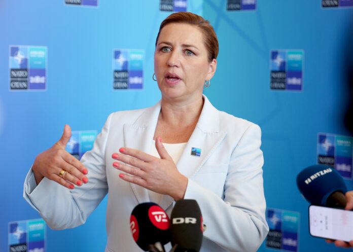 La primer ministra danesa, Mette Frederiksen. EFE/EPA/FILIP SINGER
