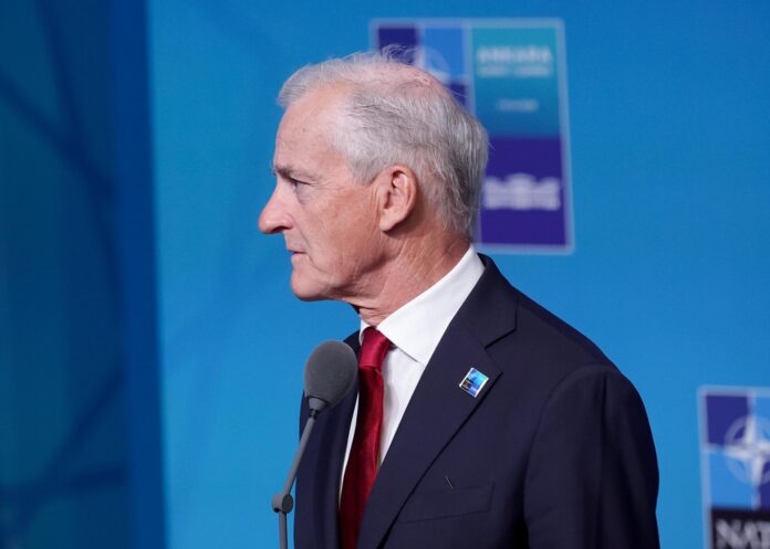 El primer ministro de Noruega, Jonas Gahr Støre, asiste a la cumbre de la OTAN de 2026 en Ankara, Turquía, el 8 de julio de 2026. España, otros diez países europeos y Canadá se comprometieron hoy a asumir más responsabilidades en la región del Atlántico Norte, el Ártico y el mar Báltico en una respuesta a las exigencias de EE. UU. 