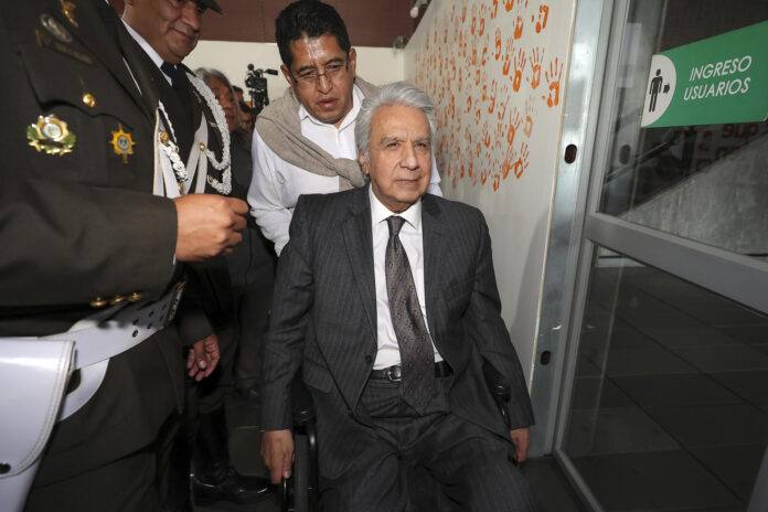 Fotografía de archivo del expresidente de Ecuador, Lenín Moreno (2017-2021). EFE/José Jácome
