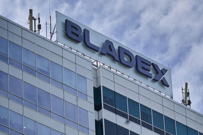 Fotografía sin fecha especificada de toma cedida por Bladex que muestra la fachada y el logotipo de Bladex en Ciudad de Panamá (Panamá). Bladex anunció este jueves el cierre 