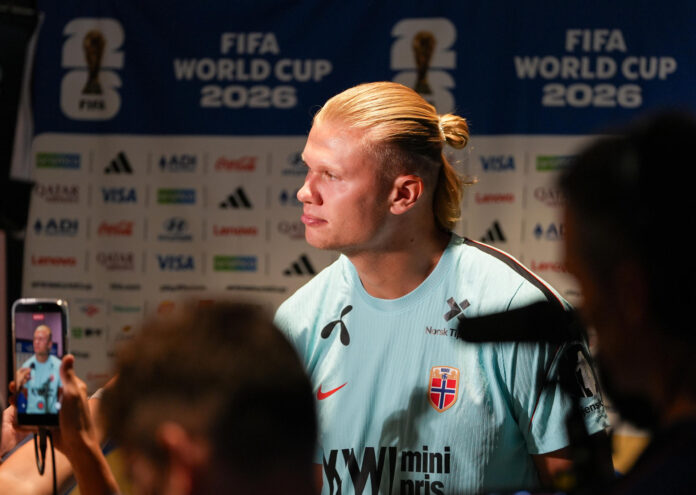 Erling Haaland encabeza la amenaza noruega. EFE/ Alberto Boal
