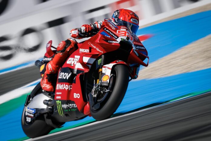 El piloto español Marc Marquez, del Ducati Lenovo Team, en foto de aarchivo de VINCENT JANNINK. EFE/EPA
