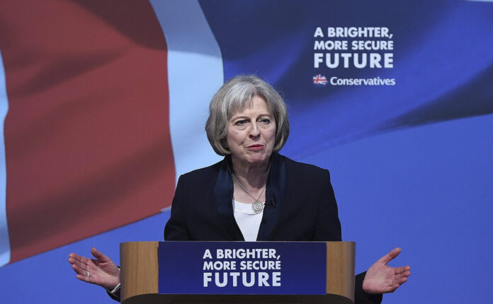 La primera ministra británica, Theresa May. EFE Archivo
