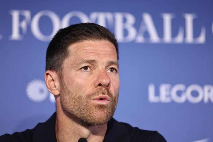 Xabi Alonso, entrenador del Chelsea, durante su presentación oficial como técnico del conjunto londinense EFE/EPA/NEIL HALL
