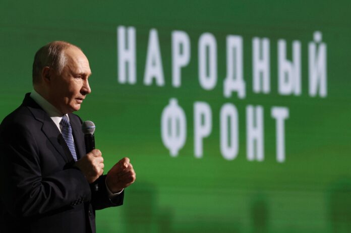 El presidente ruso, Vladímir Putin, durante el foro 