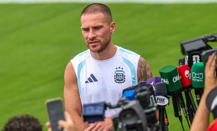 Alexis Mac Allister, centrocampista de la selección argentina en Marietta, Georgia, USA. EFE/EPA/RONALD WITTEK
