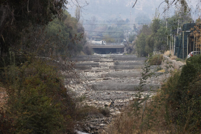Fotografía que muestra la Quebrada de Ramón este 14 de julio de 2026, en la comuna de La Reina, en Santiago (Chile). EFE/ Elvis González
