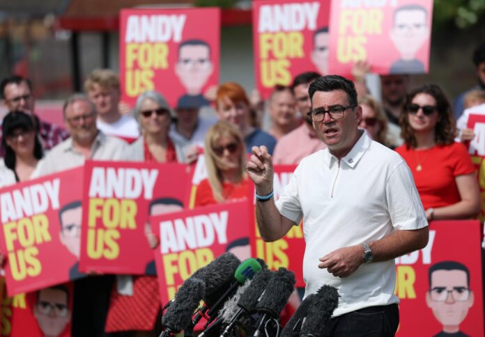 Imagen de archivo de Andy Burnham. EFE/EPA/ADAM VAUGHAN
