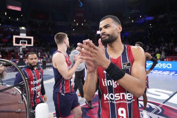 El alero francés Timothé Luwawu-Cabarrot, durante un partido con el Baskonia el pasado 14 de mayo. EFE / ADRIAN RUIZ HIERRO

