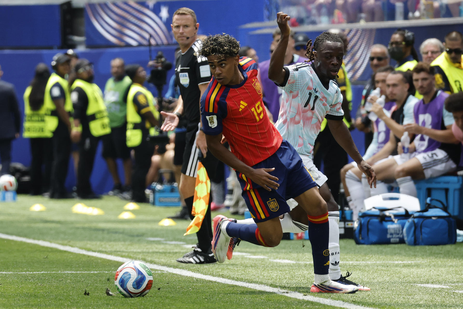 Lamine Yamal, durante el Mundial 2026. EFE/ Lavandeira Jr