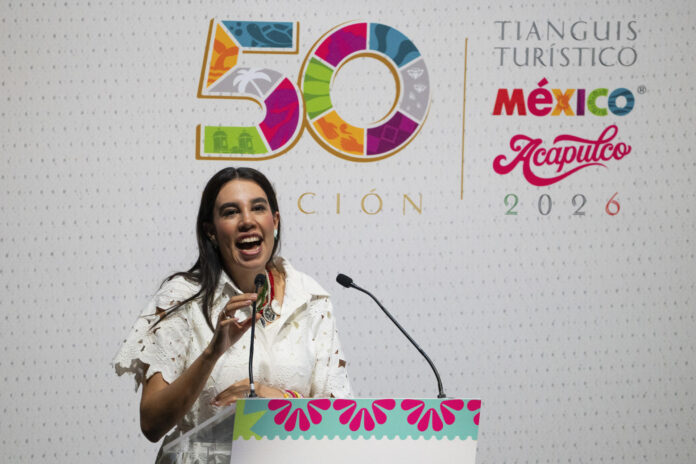 Fotografía de archivo donde aparece la secretaria de Turismo (Sectur) del Gobierno de México, Josefina Rodríguez Zamora. EFE/ David Guzmán
