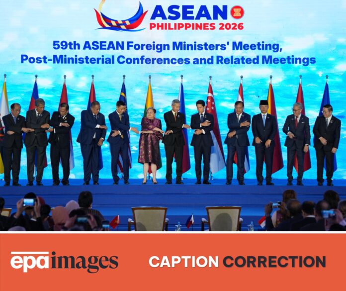 Pasay (Filipinas), 21/07/2026.- Foto de grupo de los ministros de Asuntos Exteriores de la ASEAN.
EFE/EPA/Aaron Favila / POOL
