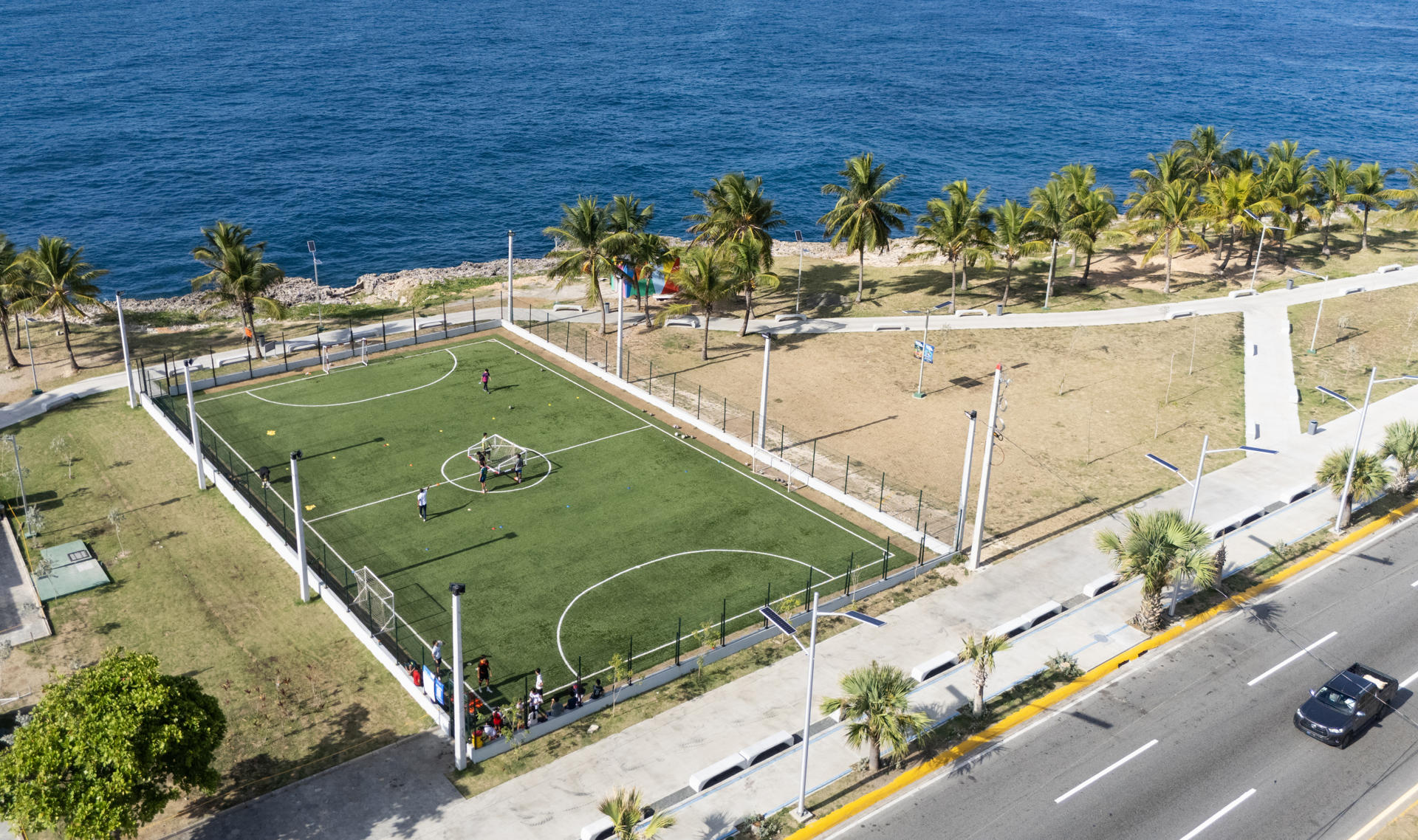 República Dominicana acelera el ritmo de los preparativos para los XXV Juegos Centroamericanos y del Caribe Santo Domingo 2026, que comenzarán este viernes, con la adecuación de instalaciones y la coordinación de los operativos de seguridad, transporte y logística para recibir a los más de 5.000 deportistas. EFE/ Orlando Barria

