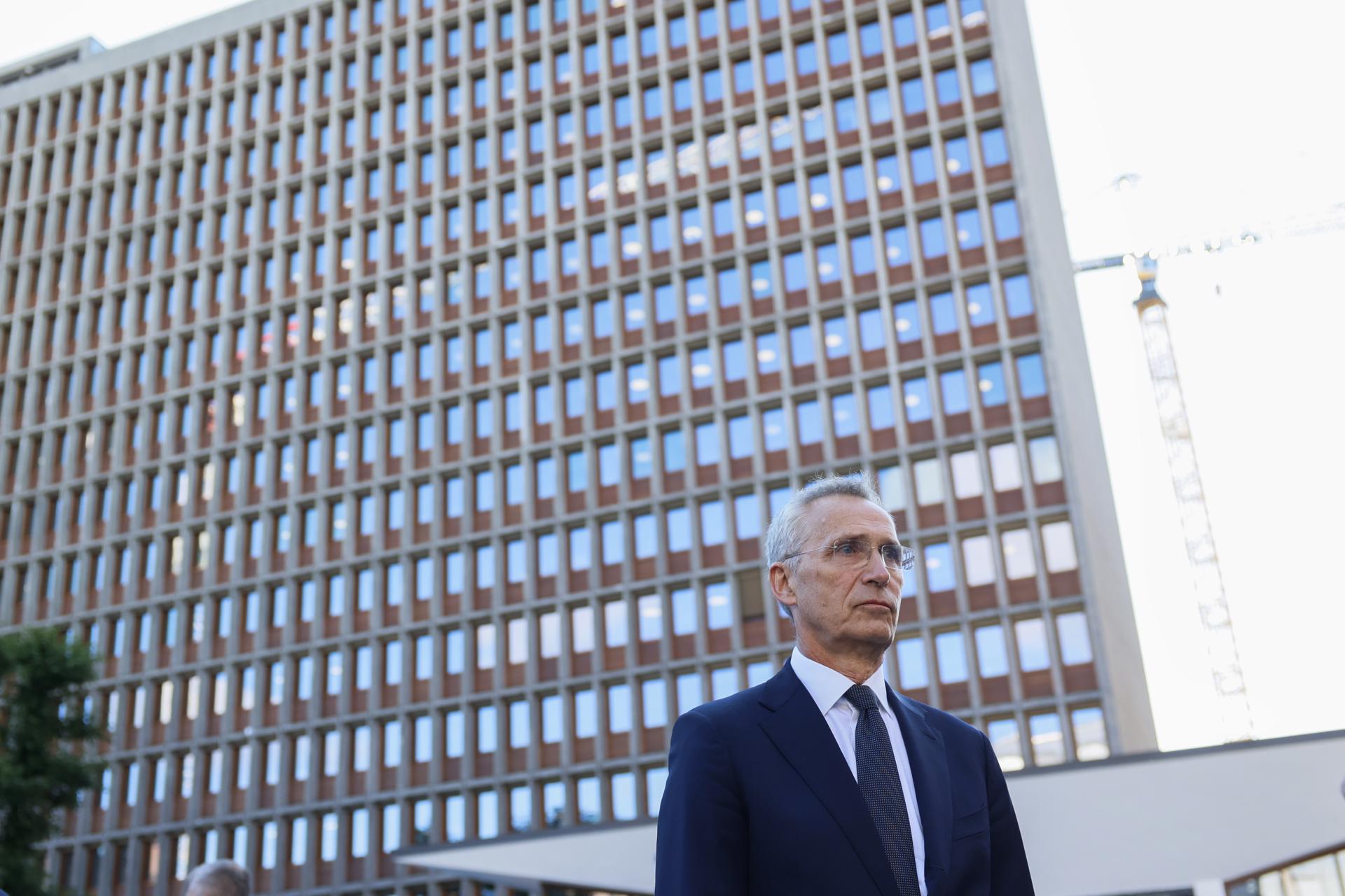 El primer ministro noruego, Jonas Gahr Støre, durante la conmemoración del decimoquinto aniversario de la matanza de Utøya. EFE/EPA/Frederik Ringnes NORWAY OUT