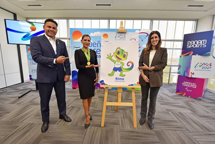 Los Juegos Panamericanos de Lima 2027 tendrán como mascota a un gecko, lagartija tradicional de la costa peruana que suele habitar en huacas, complejos arqueológicos de las milenarias civilizaciones que habitaron en el Antiguo Perú. EFE/ Juegos Panamericanos de Lima 2027 /SOLO DISPONIBLE PARA ILUSTRAR LA NOTICIA QUE ACOMPAÑA (CRÉDITO OBLIGATORIO)
