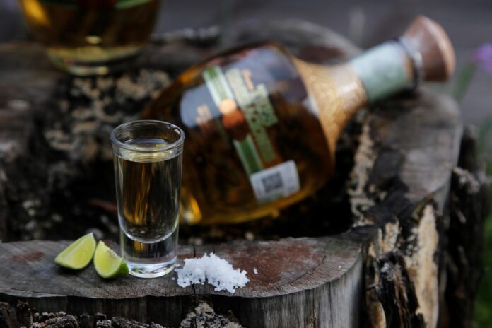 Fotografía de archivo del detalle de una copa de tequila servido en el municipio de Tequila, estado de Jalisco (México). EFE/Francisco Guasco
