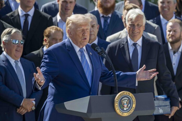El presidente de Estados Unidos, Donald Trump. EFE/Shawn Thew
