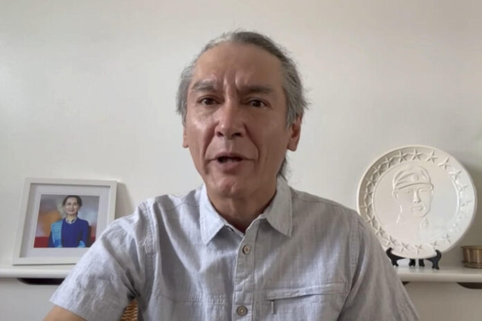 LONDRES (REINO UNIDO), 24/07/2026.- Kim Aris, el hijo menor de la premio nobel de la paz Aung San Suu Kyi, ha pedido a España unirse a la campaña que exige al Gobierno militar de Birmania (Myanmar) una prueba de vida de su madre, de 81 años, presa desde el golpe de Estado de 2021, que puso fin a una década de transición democrática en el país del Sudeste Asiático. 
EFE/ Héctor Pereira / MEJOR CALIDAD DISPONIBLE
