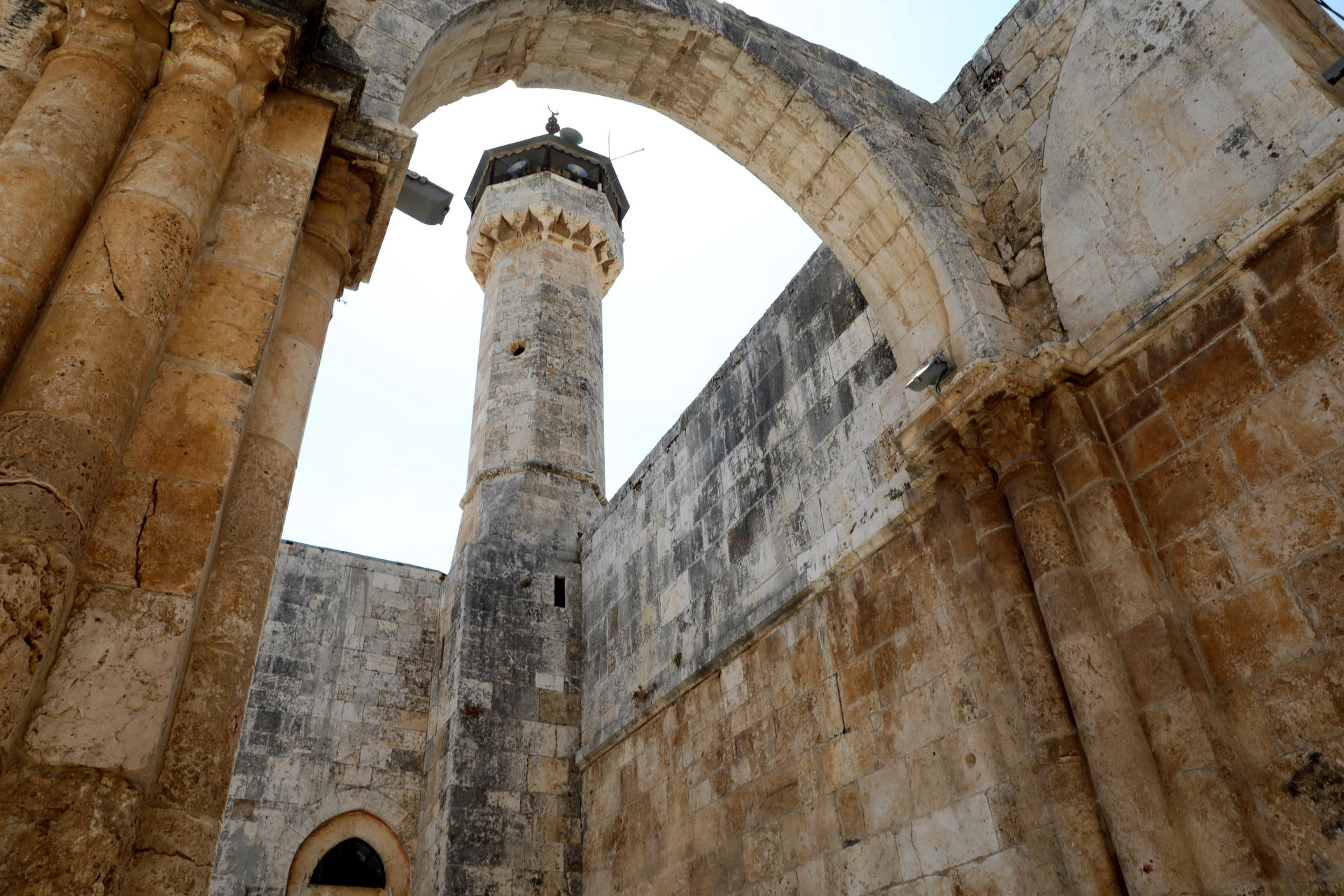 El yacimiento arqueológico de Sebastia, en el territorio palestino de Cisjordania. EFE/ Alaa Badarneh
