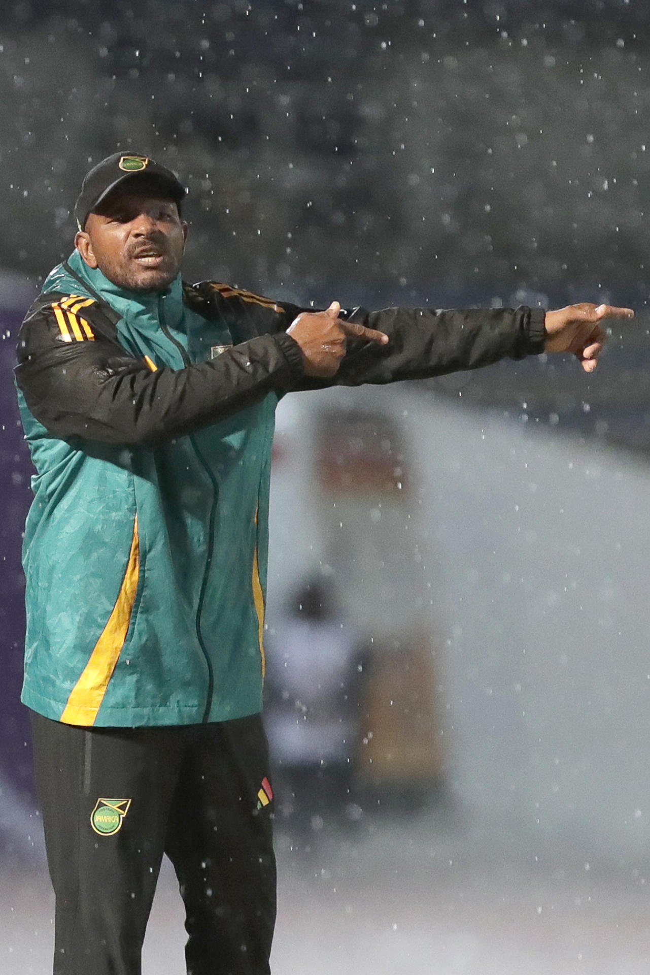 El seleccionador de Jamaica, Rodolph Austin, en un partido del Campeonato Sub-20 de la Concacaf ante Honduras en Puebla (México). EFE/Hilda Ríos