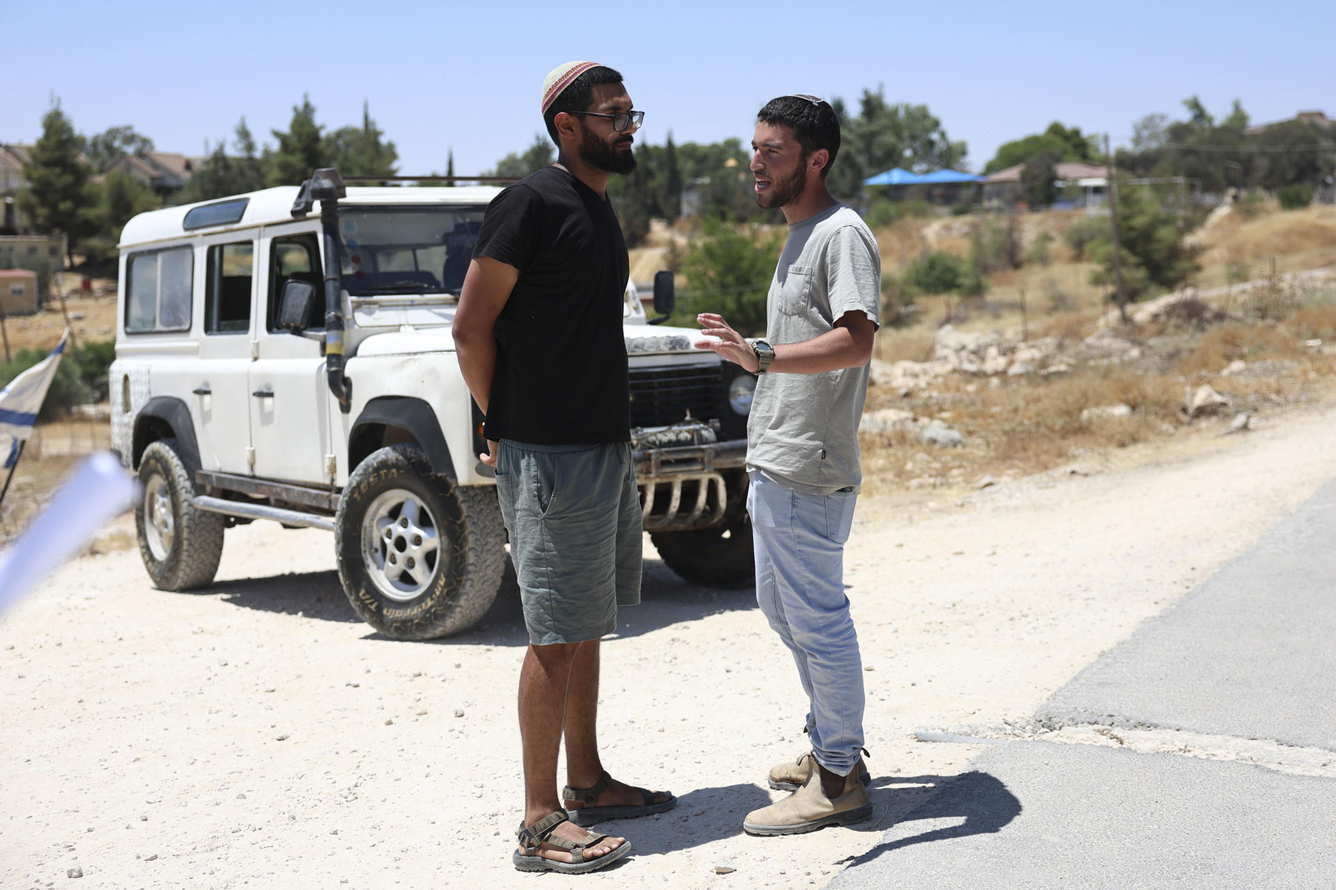 Se cumple un año del asesinato por el disparo de un colono del activista palestino Awdah al Hathalin. EFE/ Magda Gibelli
