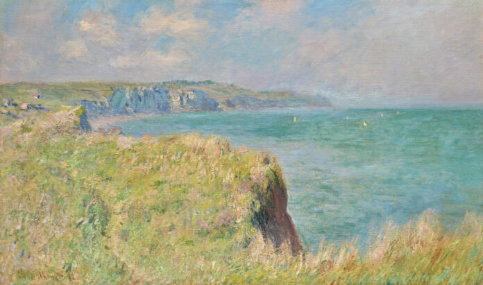 'Acantilados en Pourville', el cuadro del maestro impresionista francés Claude Monet (1840-1926), valorado entre 11 y 15 millones de euros y que jamás había salido al mercado, que saldrá a subasta el próximo 22 de octubre. EFE/ Christie's Limited Images 2026  *****SOLO USO EDITORIAL/SOLO DISPONIBLE PARA ILUSTRAR LA NOTICIA QUE ACOMPAÑA (CRÉDITO OBLIGATORIO) *****
