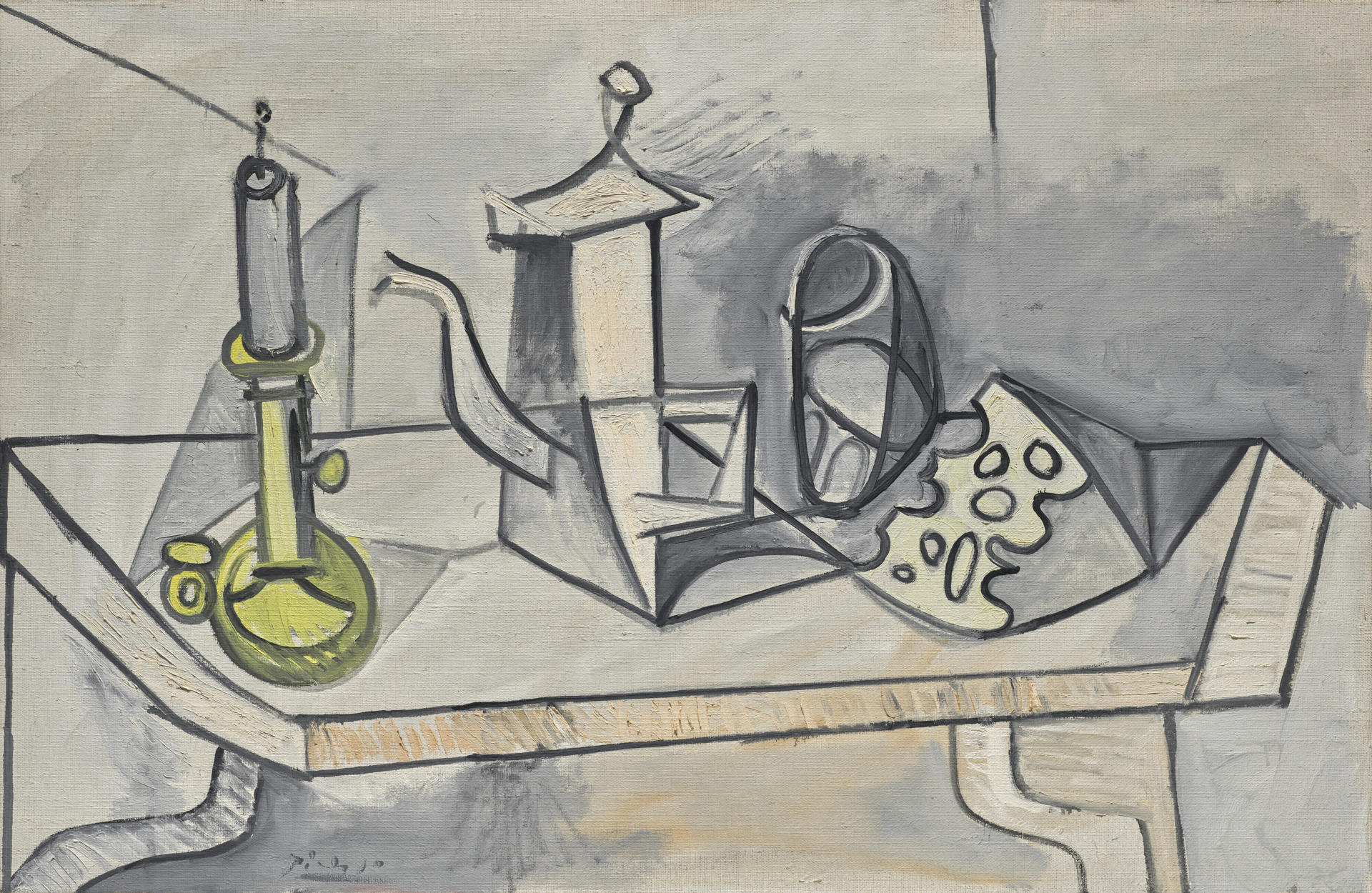 Naturaleza muerta de Pablo Picasso, una de las 62 obras que Christie's sacará a subasta el 22 de octubre. EFE/ Christie's Limited Images 2026  *****SOLO USO EDITORIAL/SOLO DISPONIBLE PARA ILUSTRAR LA NOTICIA QUE ACOMPAÑA (CRÉDITO OBLIGATORIO) *****
