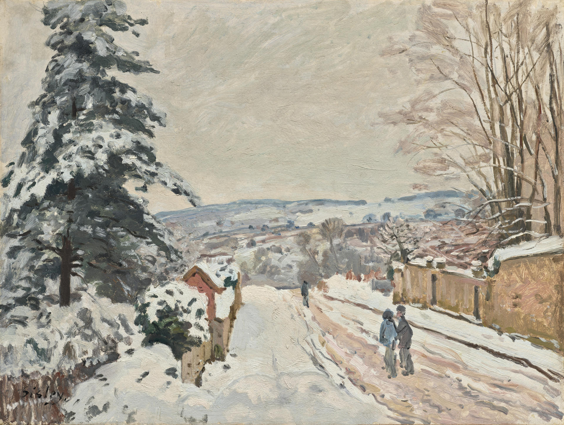'La ruta del Corazón Volante en Invierno', una escena impresionista de Alfred Sisley tasada en torno a los 3 millones de euros. EFE/ Christie's Limited Images 2026  *****SOLO USO EDITORIAL/SOLO DISPONIBLE PARA ILUSTRAR LA NOTICIA QUE ACOMPAÑA (CRÉDITO OBLIGATORIO) *****
