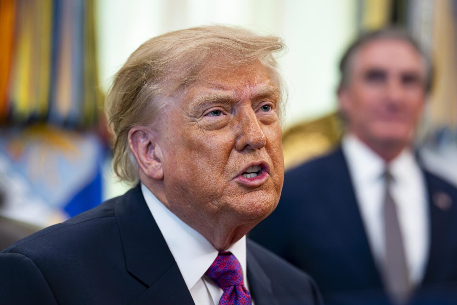 Архивная фотография президента США Дональда Трампа. EFE/Ал Драго